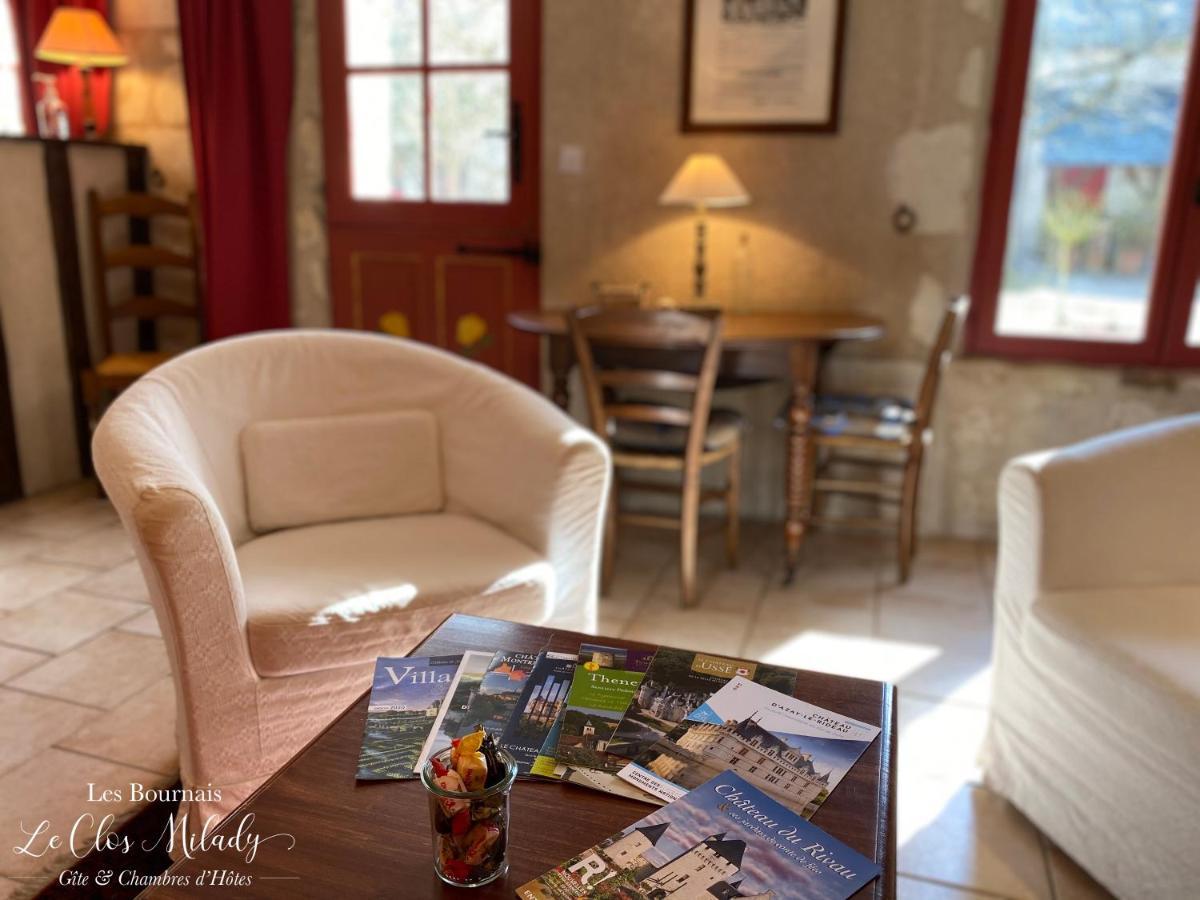 Chambres D'Hotes Les Bournais - Le Clos Milady L'Ile-Bouchard Bagian luar foto
