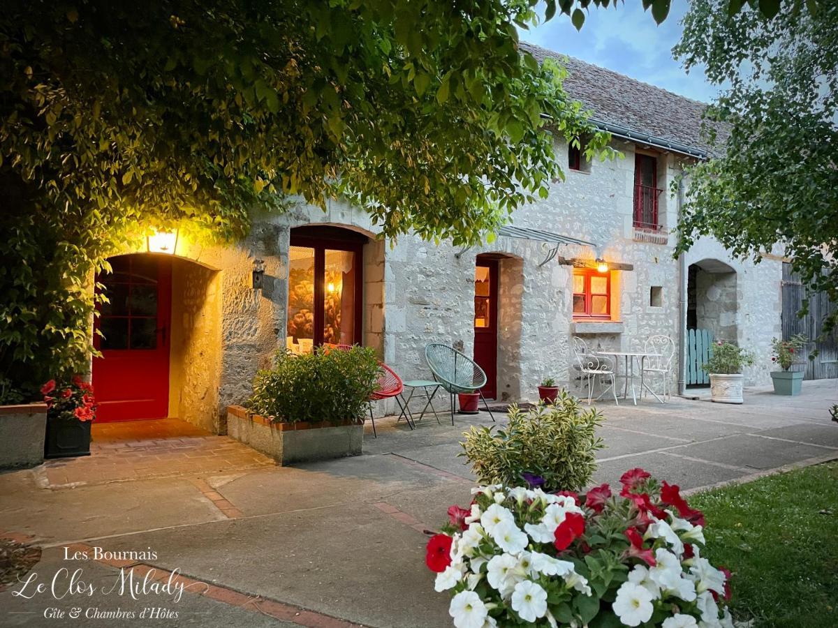 Chambres D'Hotes Les Bournais - Le Clos Milady L'Ile-Bouchard Bagian luar foto