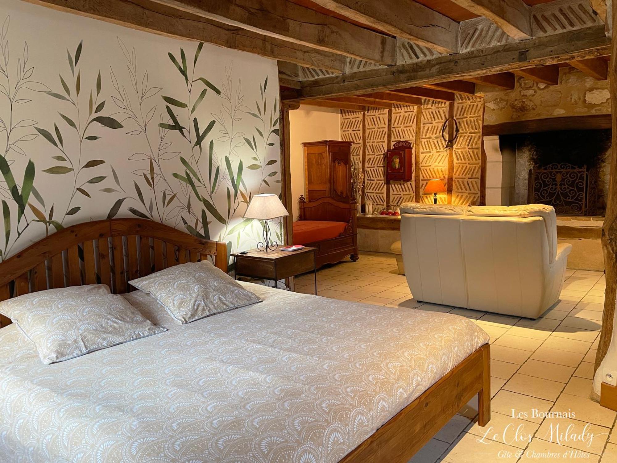 Chambres D'Hotes Les Bournais - Le Clos Milady L'Ile-Bouchard Bagian luar foto
