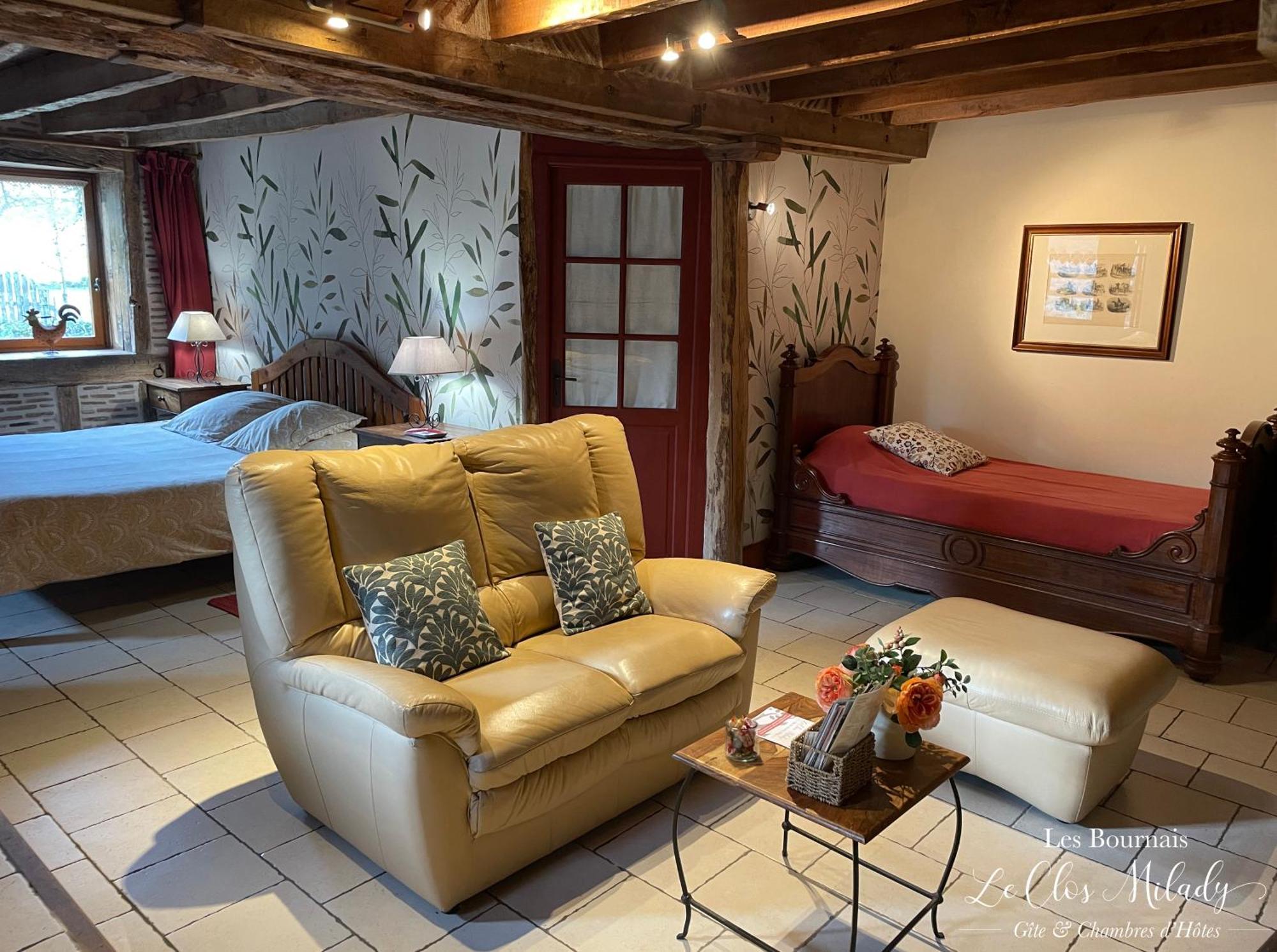 Chambres D'Hotes Les Bournais - Le Clos Milady L'Ile-Bouchard Bagian luar foto