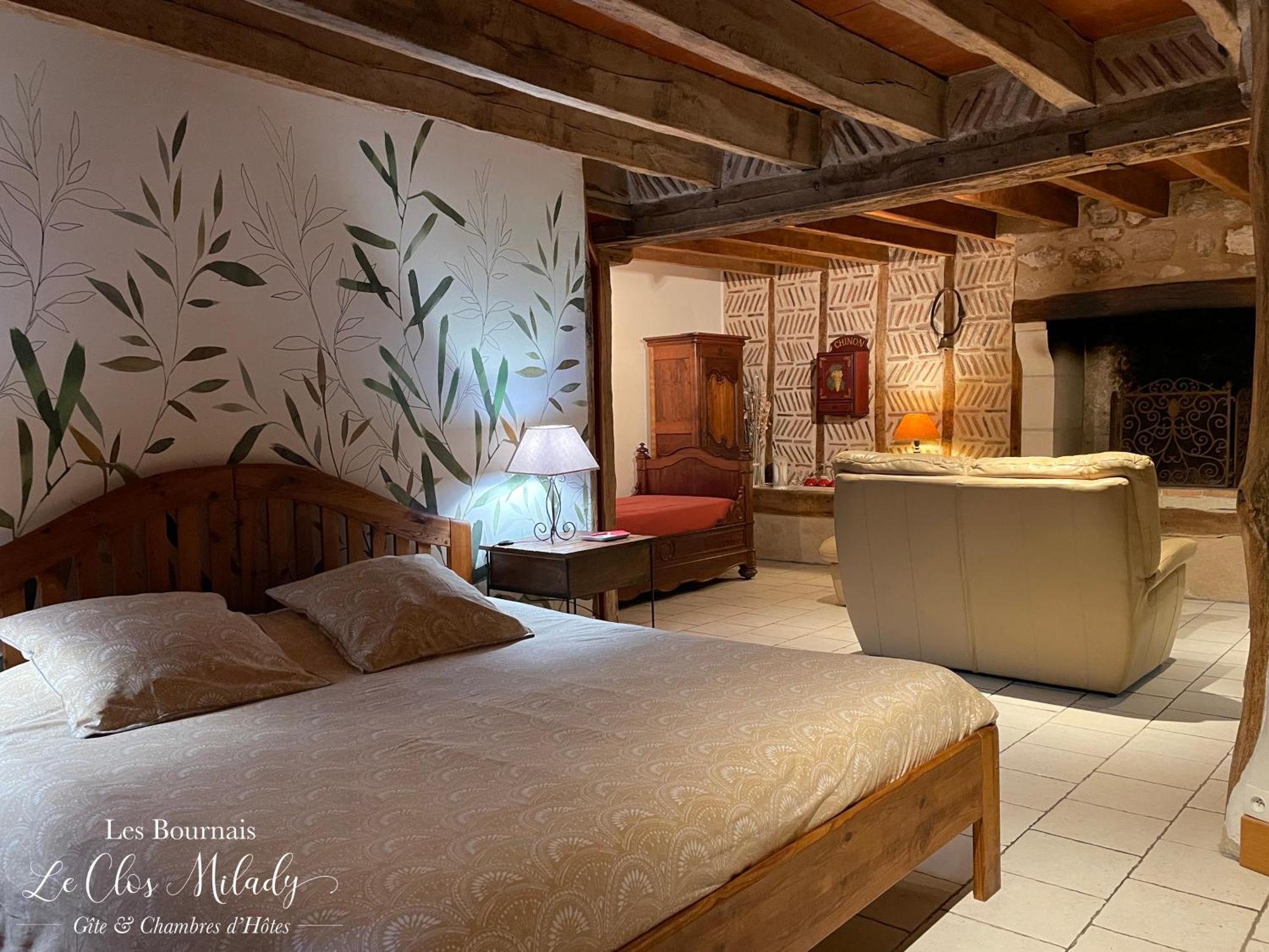 Chambres D'Hotes Les Bournais - Le Clos Milady L'Ile-Bouchard Bagian luar foto
